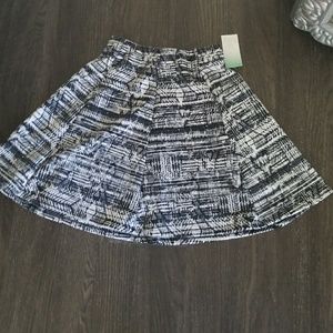 Printed skater skirt